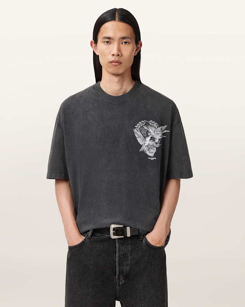 Mysteries Oversized Graphic T-Shirt