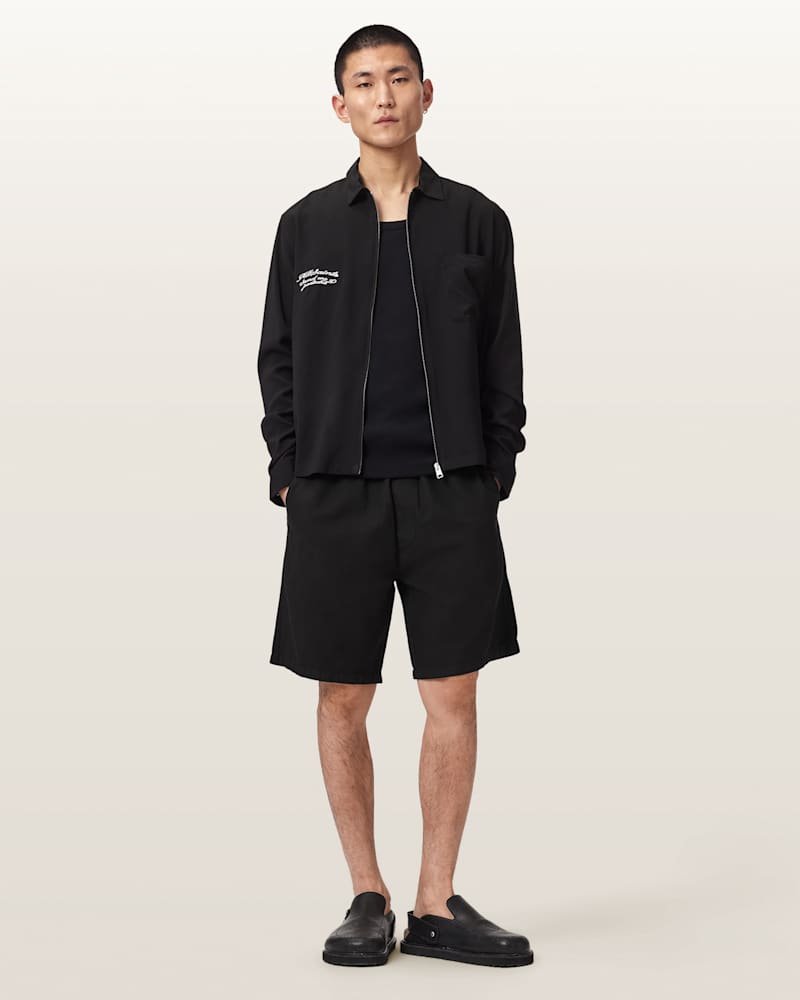 Hanbury Linen Blend Relaxed Fit Shorts