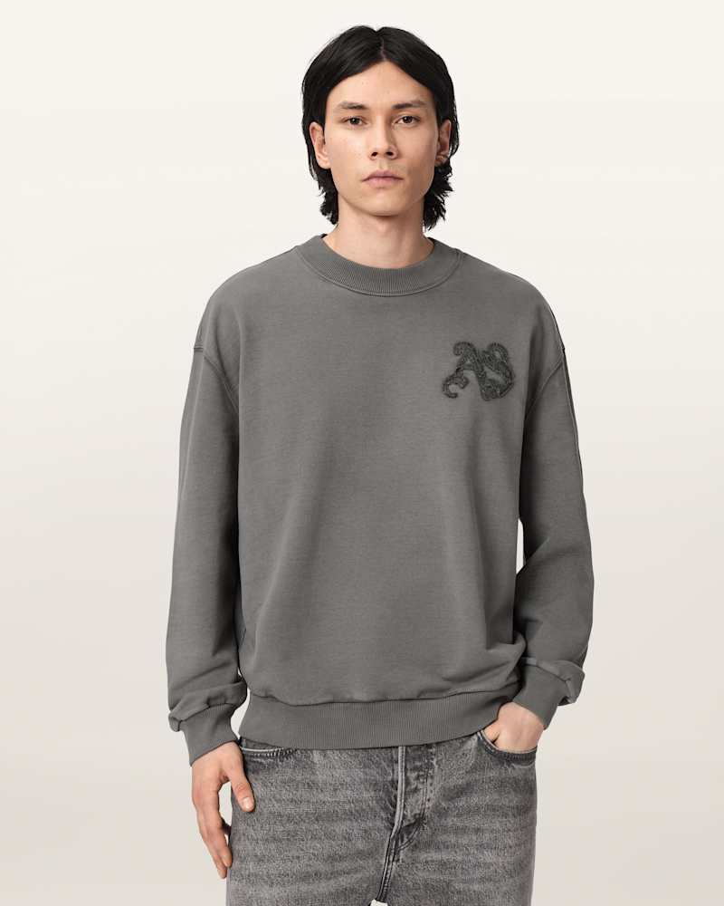 Insignia Crew Neck Cotton Sweatshirt