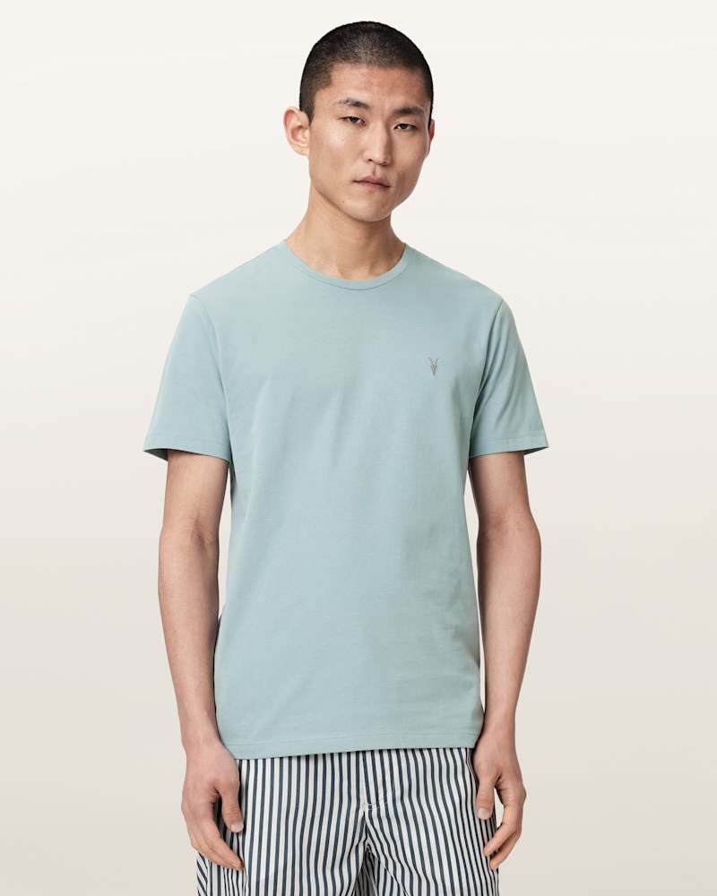 Brace Brushed Cotton Crew Neck T-Shirt