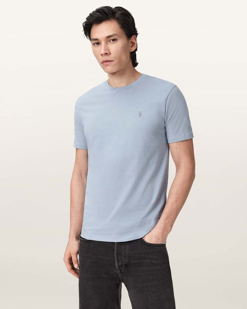 Brace Brushed Cotton Crew Neck T-Shirt