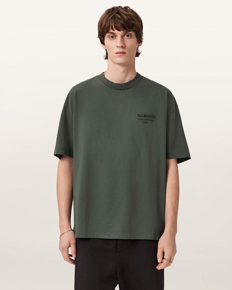 Xander Flocked Logo Oversized T-Shirt 