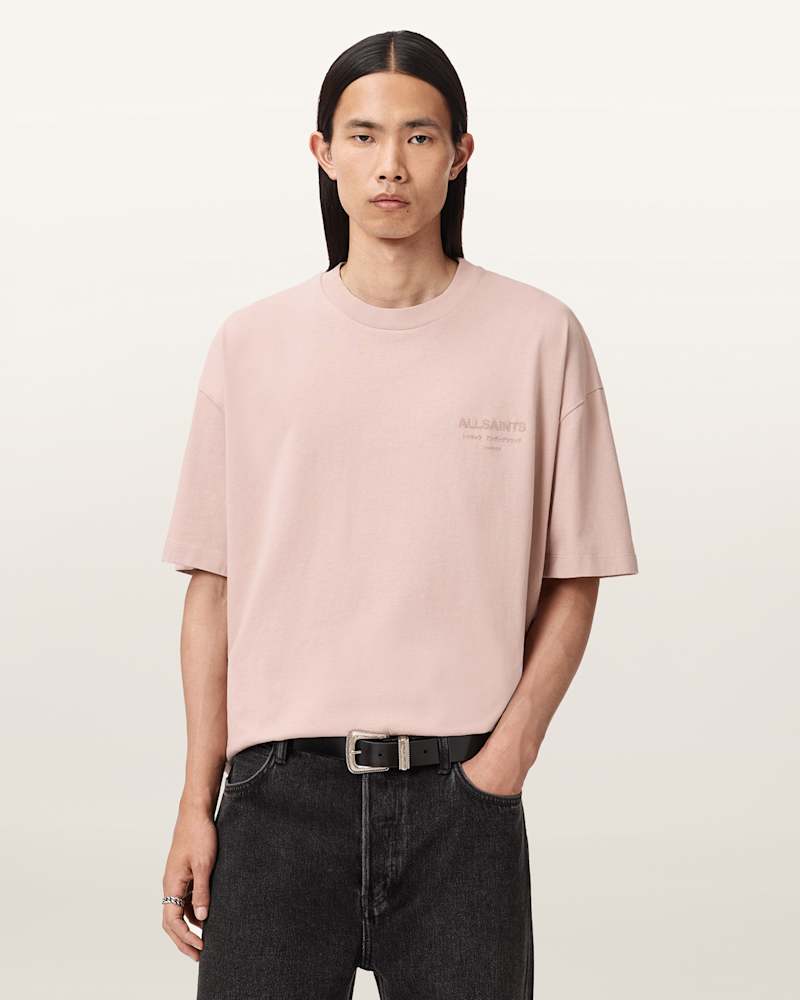 Xander Flocked Logo Oversized T-Shirt 