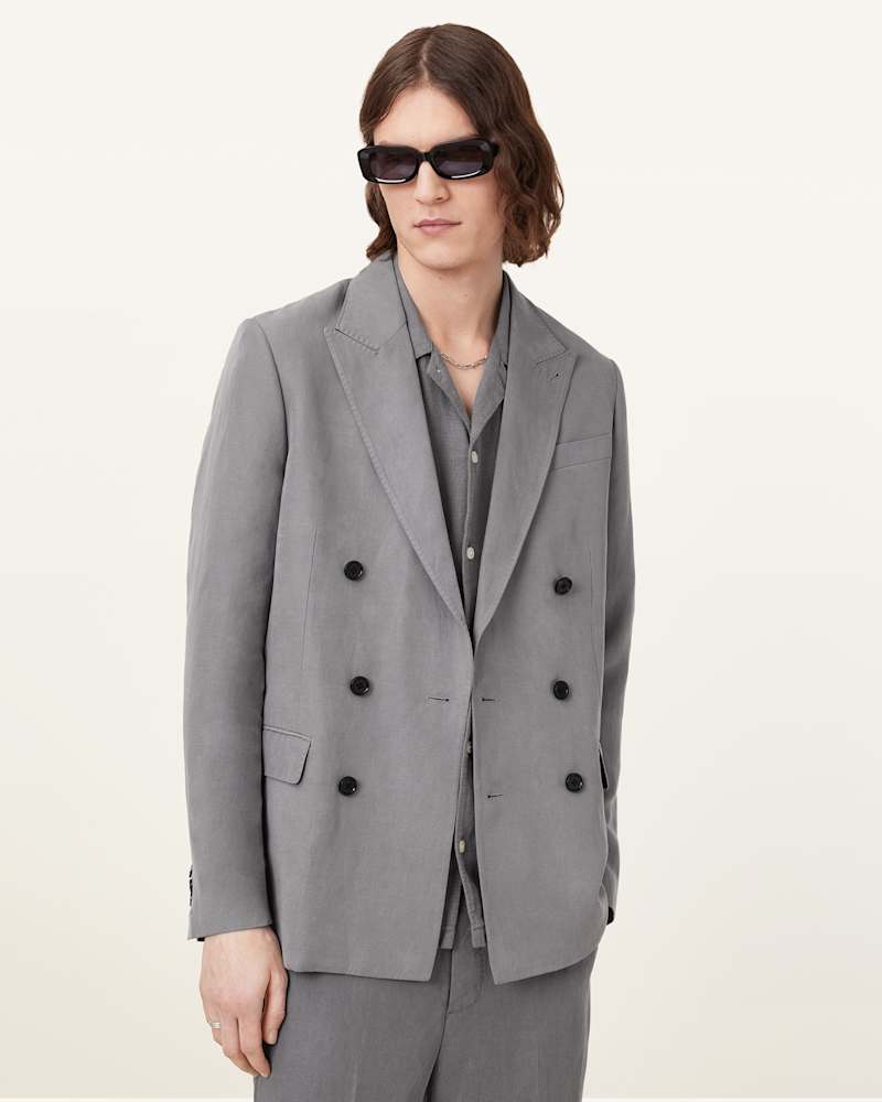 Orpheus Double Breasted Relaxed Blazer