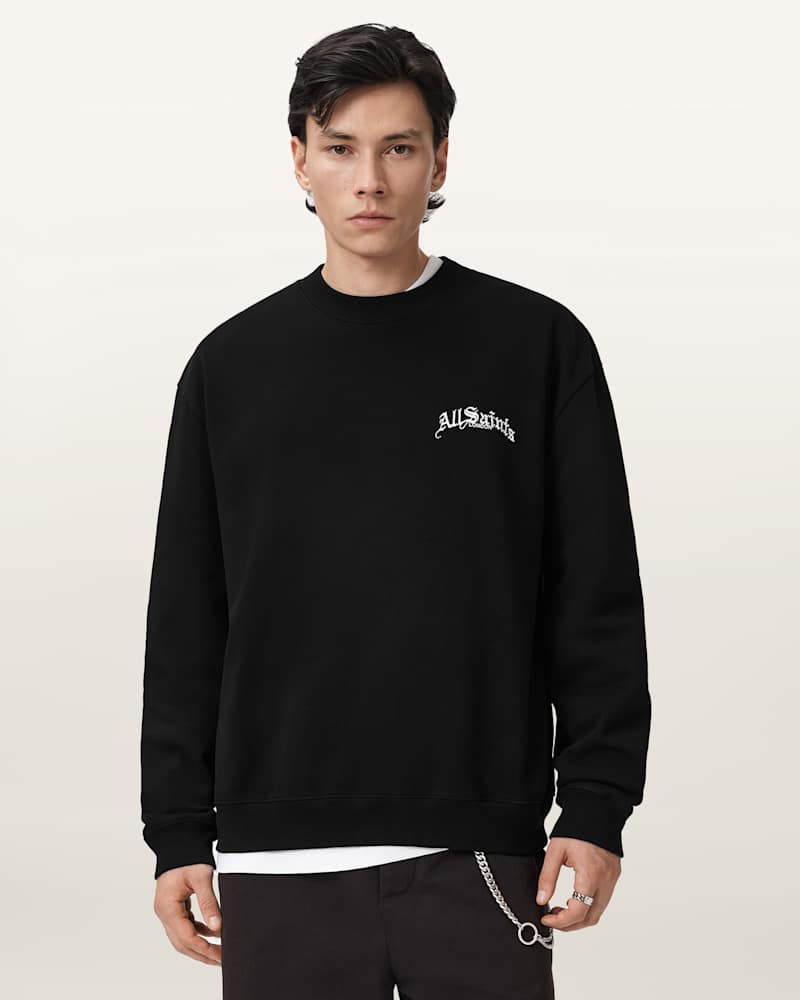 Descent Oversized Cropped Sweatshirt 