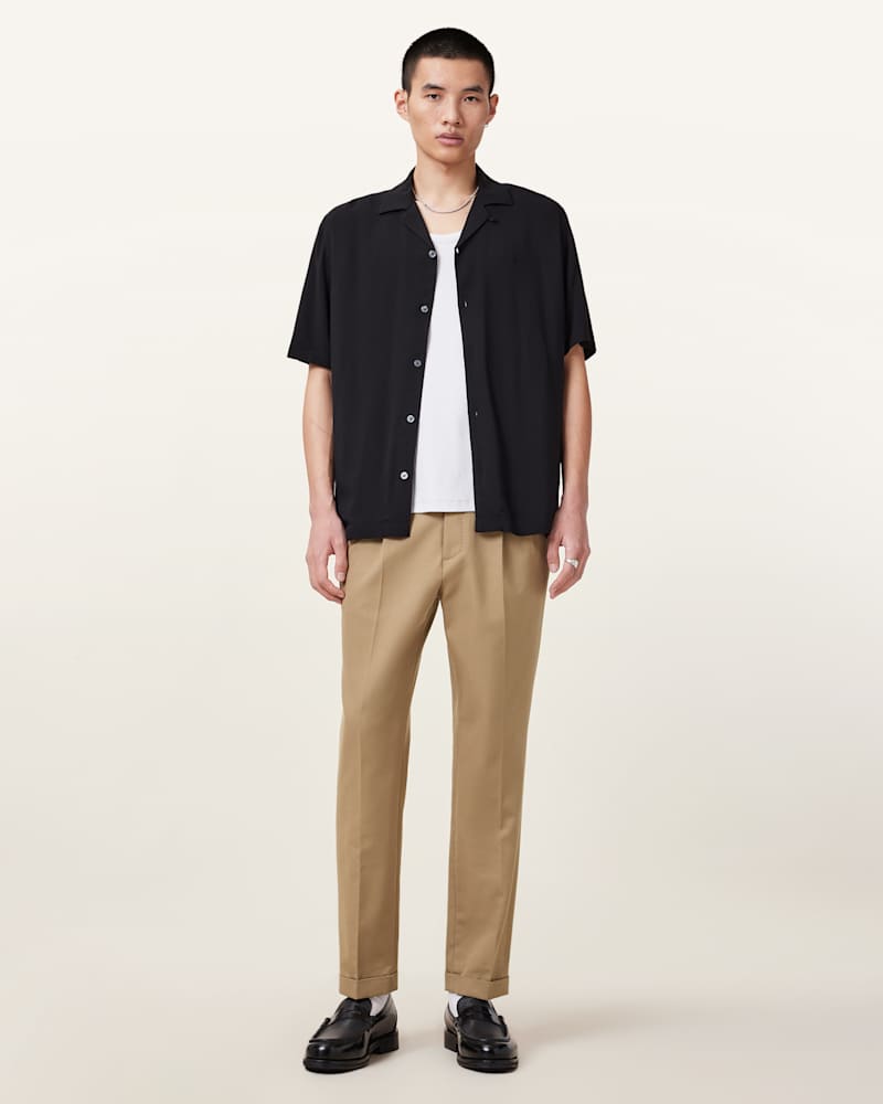 Tallis Slim Fit Cropped Trousers