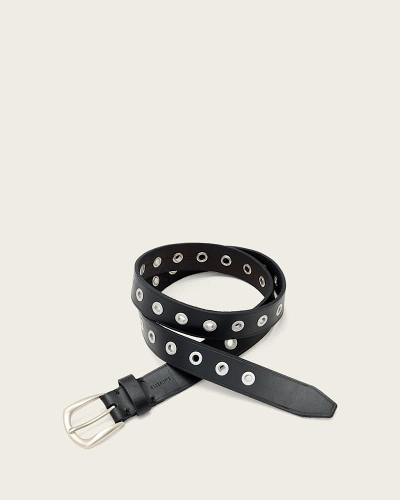 Cal Leather Eyelet Belt