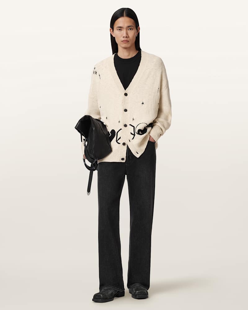 Tabua Oversized Jacquard Cardigan