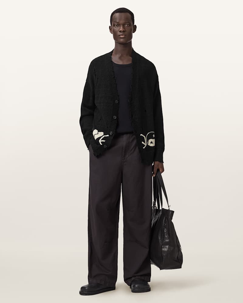 Tabua Oversized Jacquard Cardigan