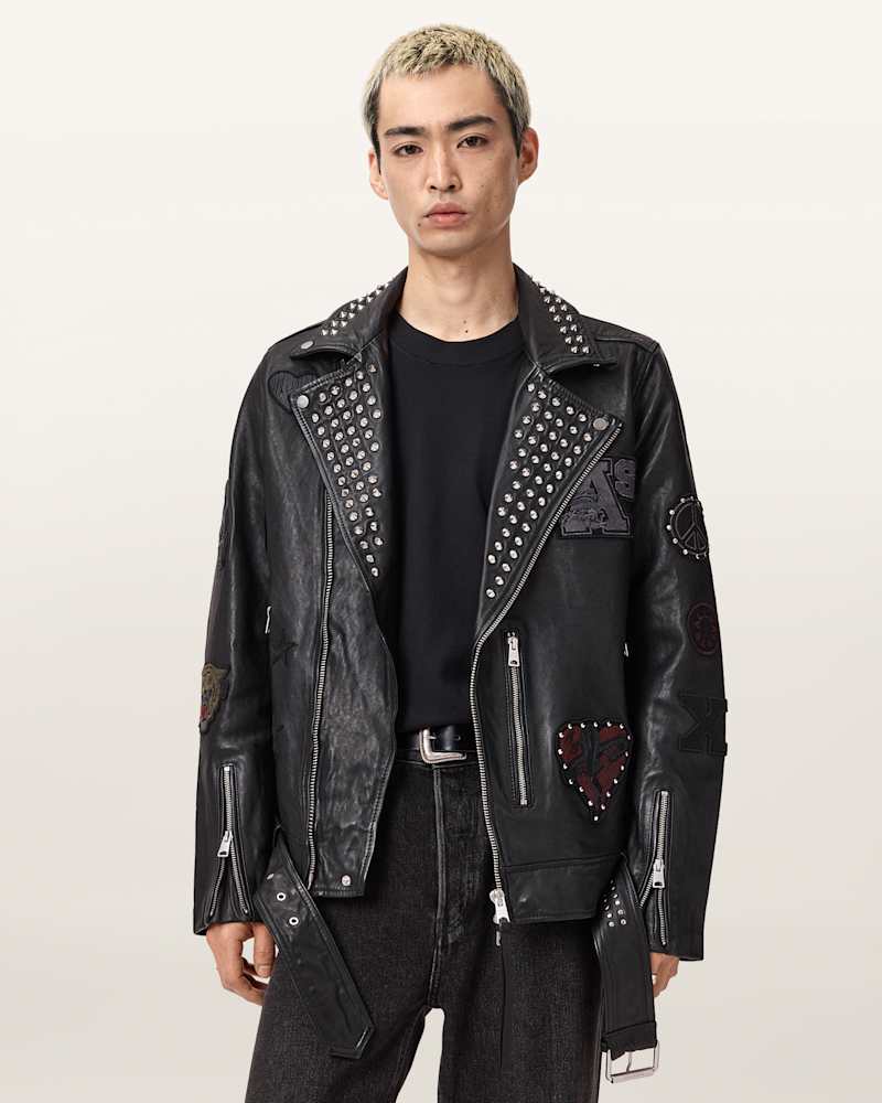 Cole Leather Biker Jacket