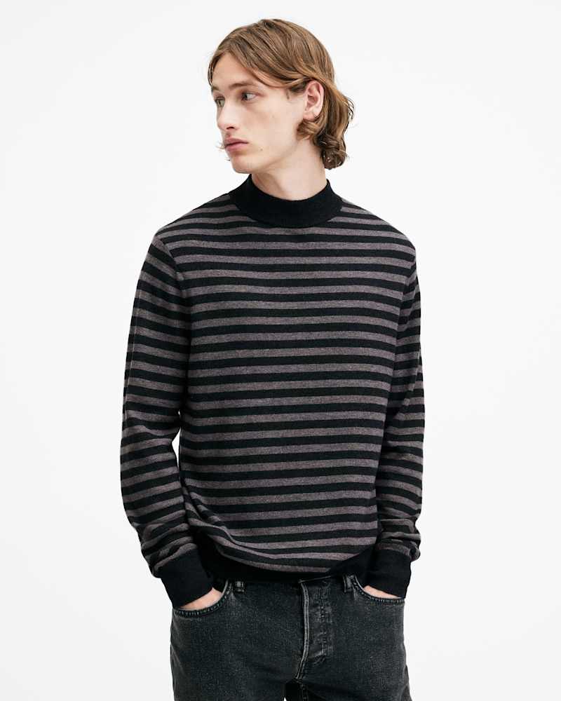 Andi Mock Neck Striped Jumper