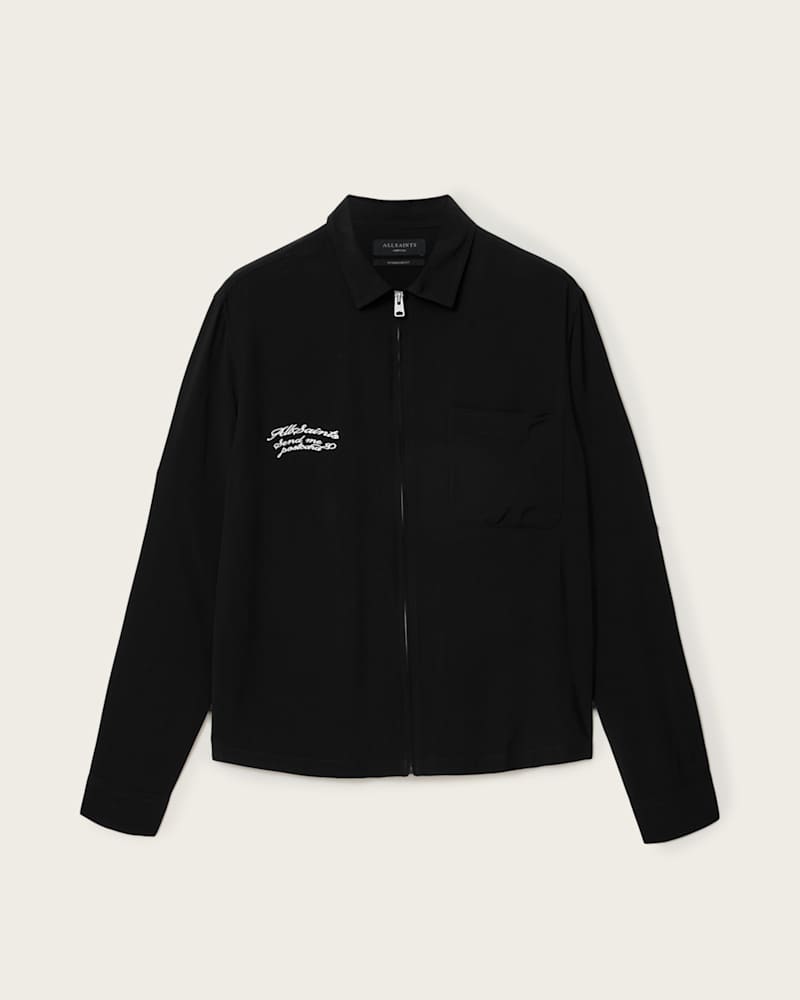 Buck Oversized Embroidered Long Sleeve Jacket