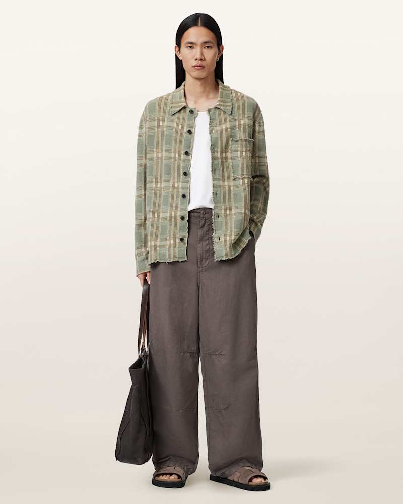 Solmar Knitted Check Cardigan