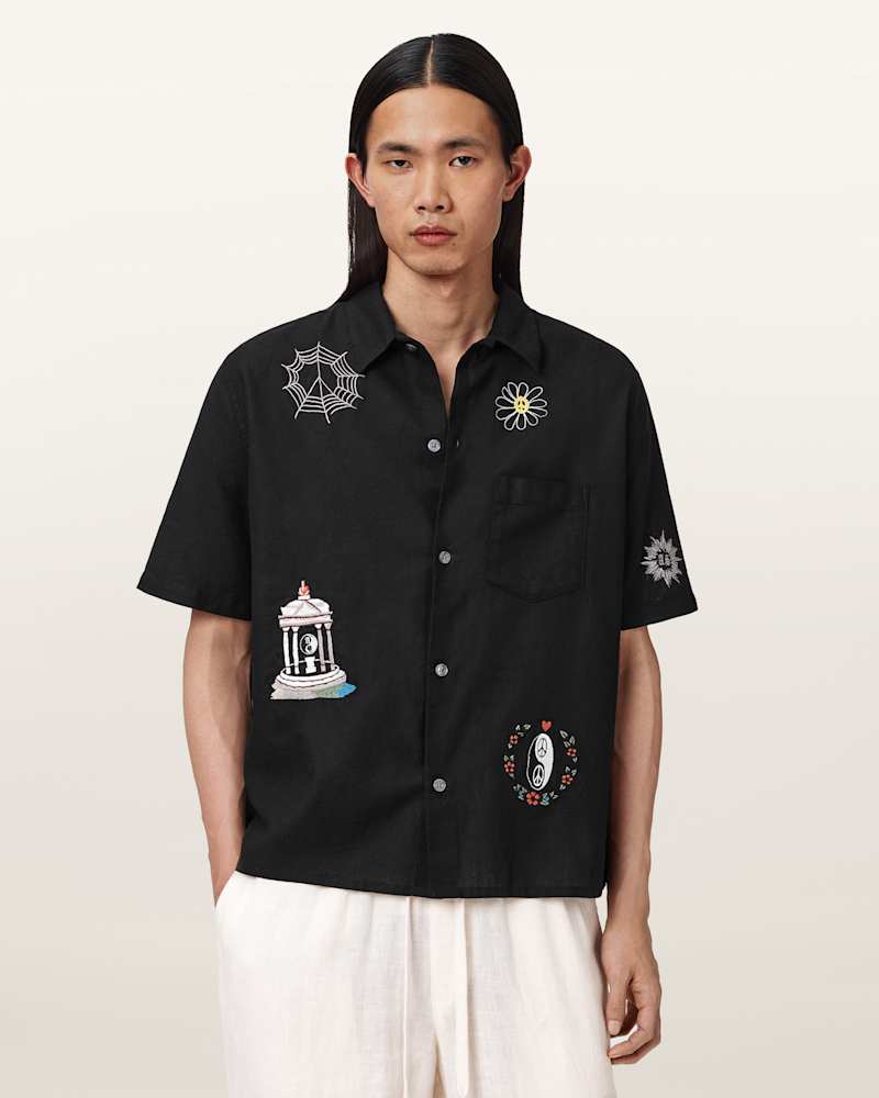 Karlton Embroidered Boxy Shirt