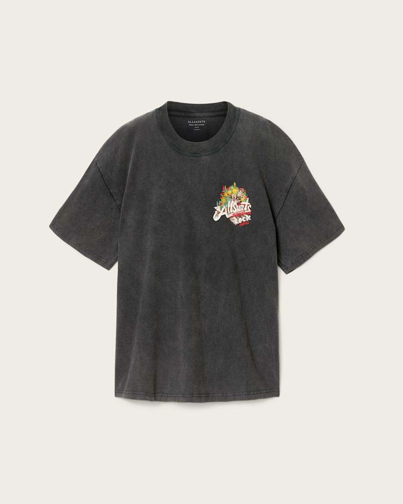 Roque Short Sleeve Oversized Crew Neck T-Shirt