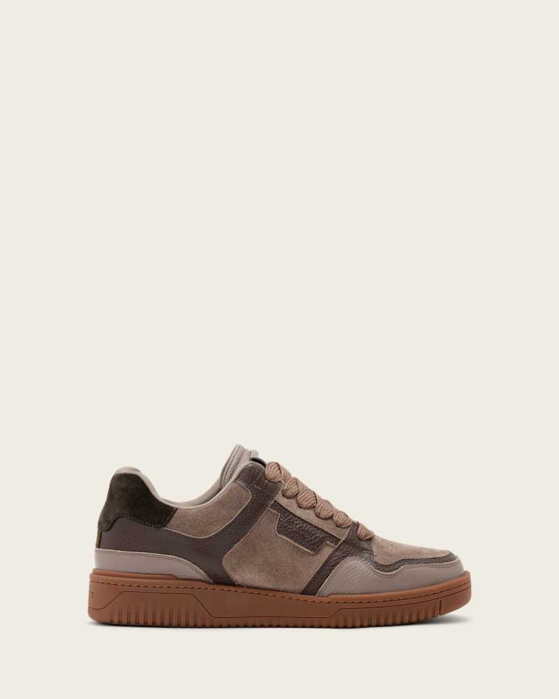 Regan Plus Leather Low Top Trainers