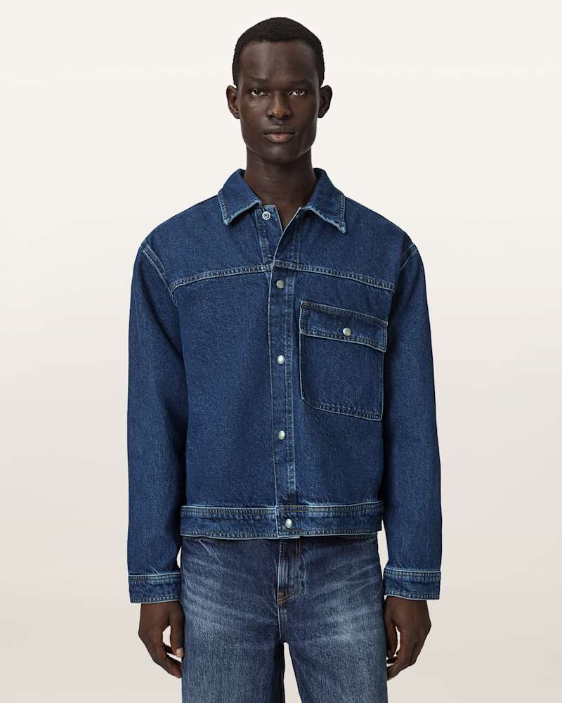 Cast Long Sleeve Boxy Denim Jacket