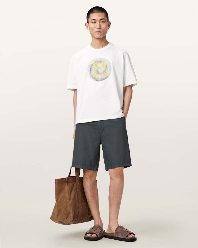 Corbett Relaxed Fit Linen Blend Shorts