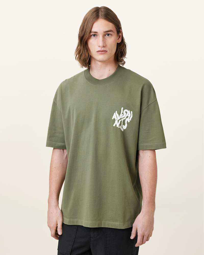 Orlando Logo Print Oversized T-Shirt 