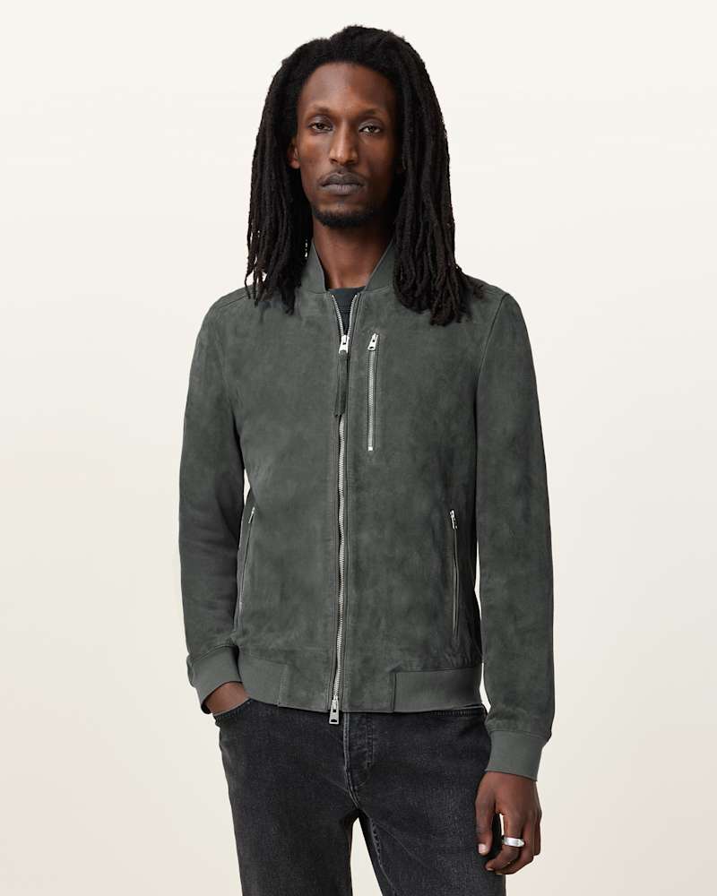 Kemble Suede Bomber Jacket