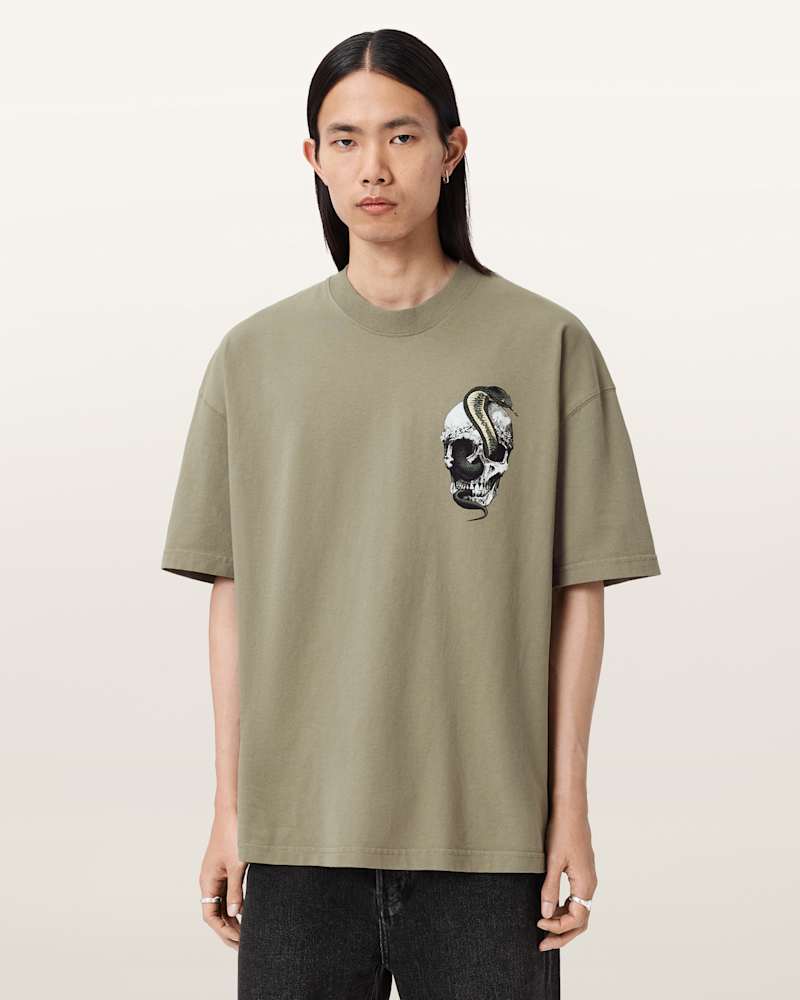 Snakehead Oversized Graphic T-Shirt