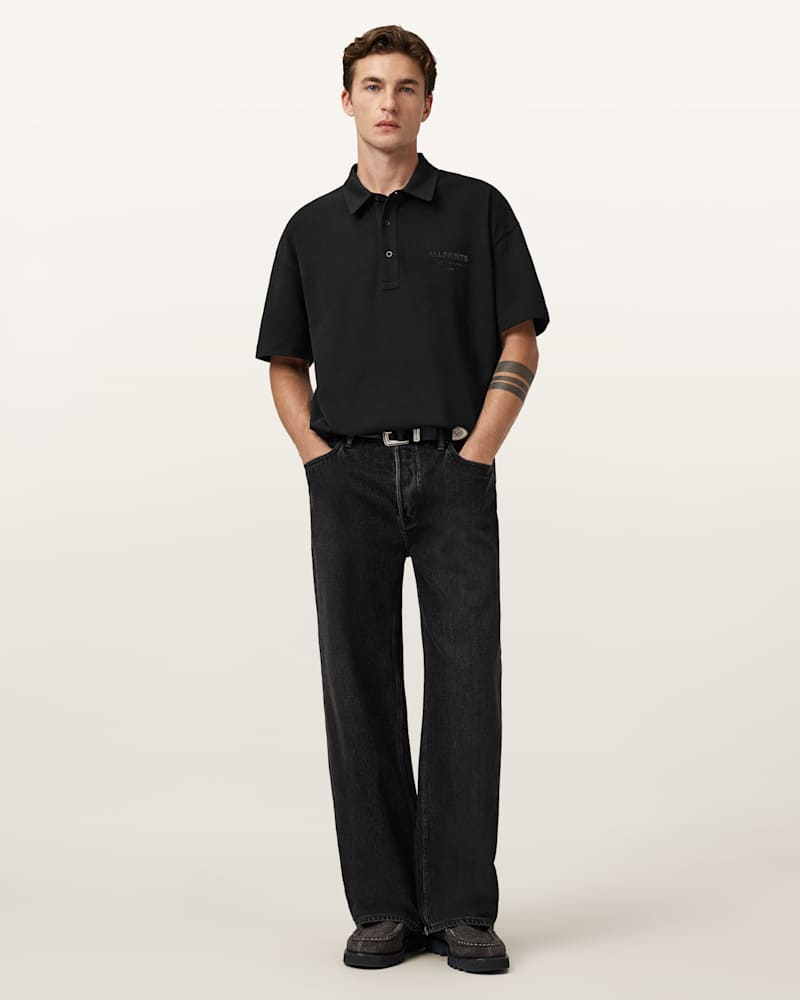 Xander Oversized Short Sleeve Polo Shirt