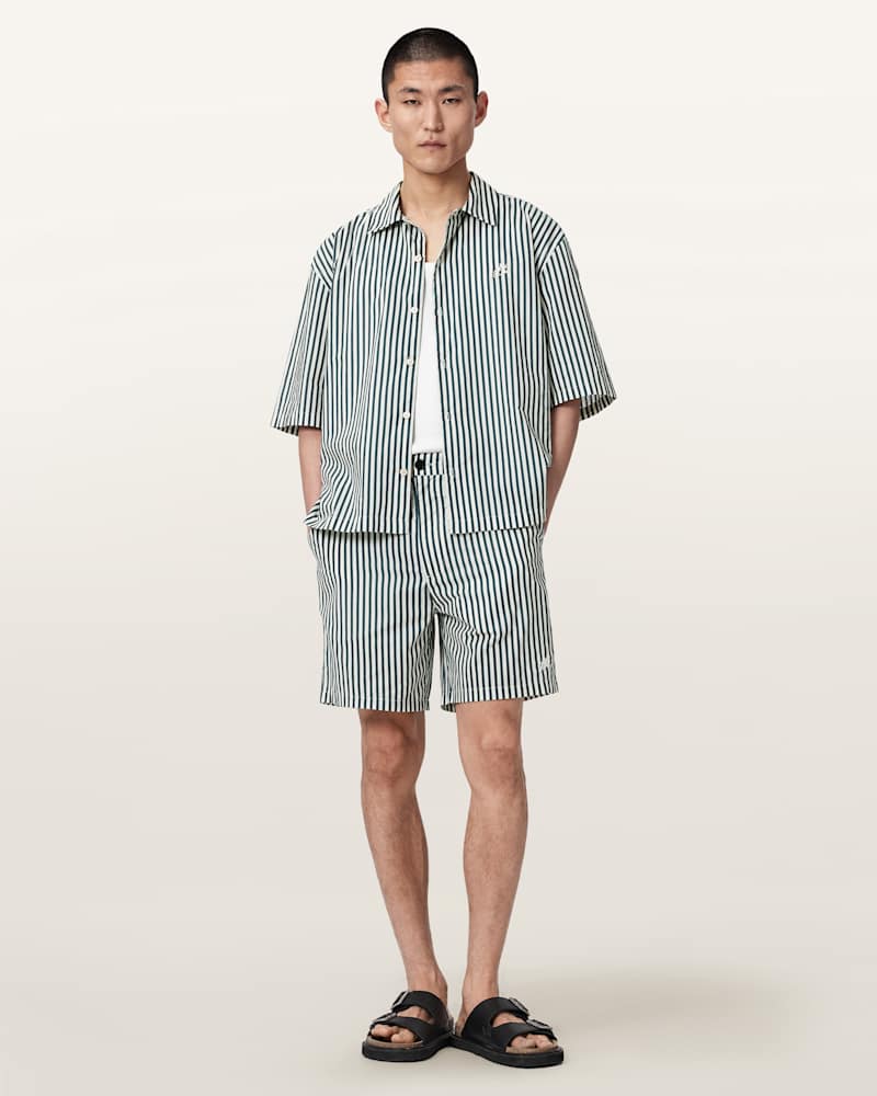 Chopin Straight Fit Striped Shorts