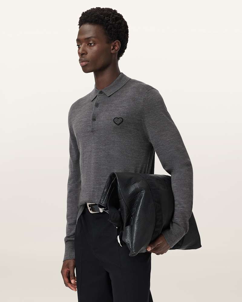 Lover Merino Long Sleeve Polo