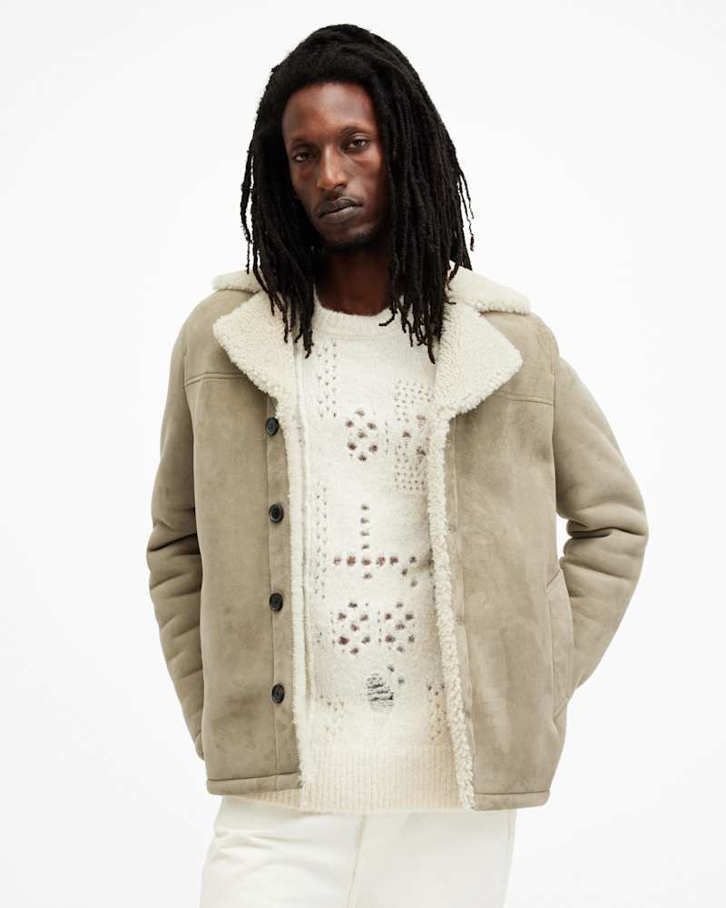 Paulson Relaxed Fit Shearling Coat