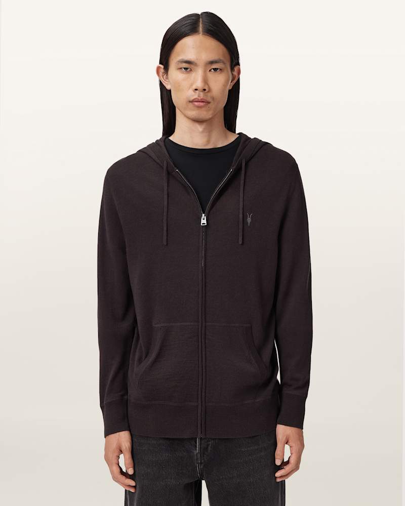 Mode Merino Zip Up Ramskull Hoodie