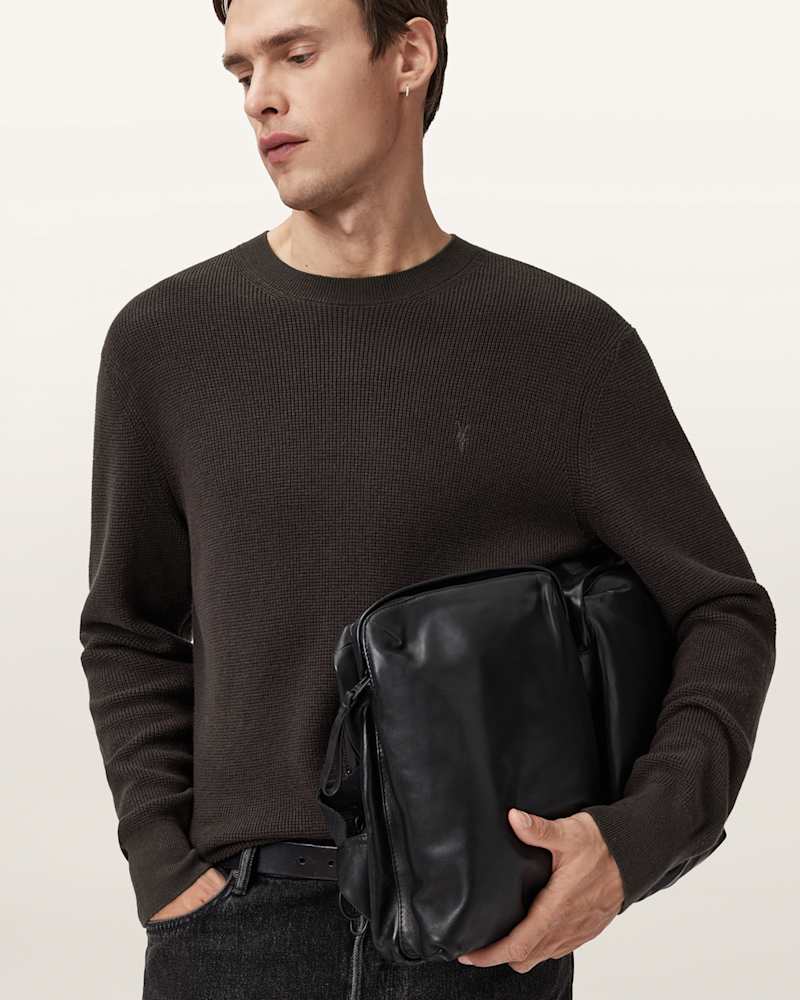 Aspen Waffle Crew Neck Jumper