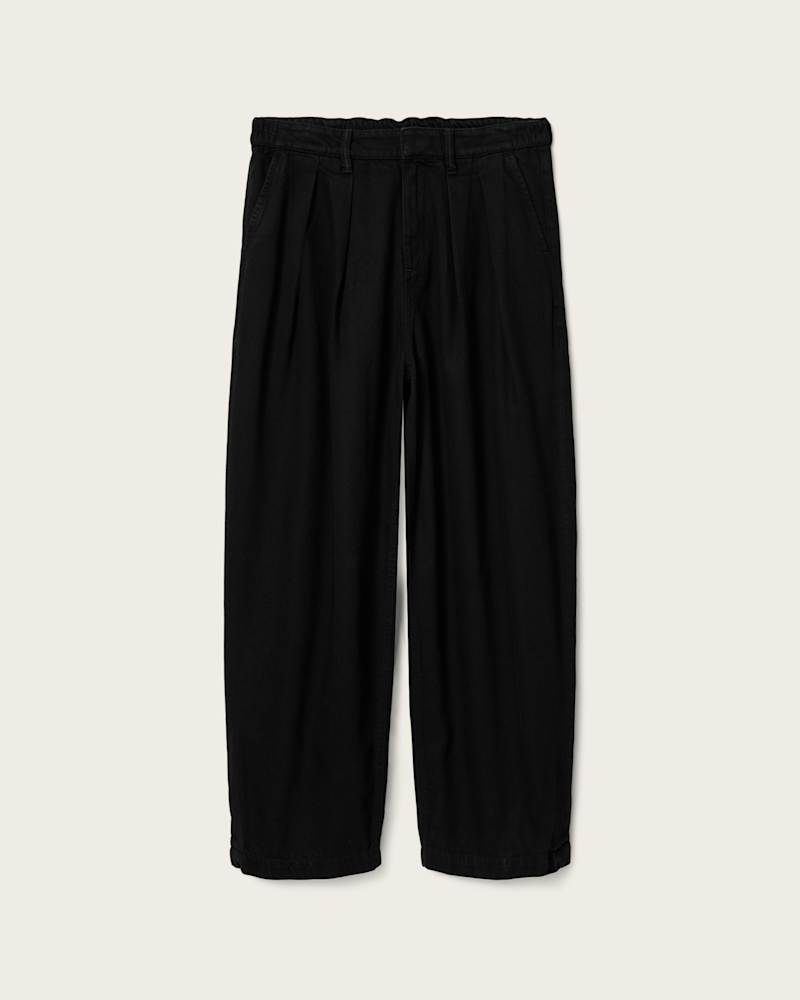 Becco Tapered Leg Pleated Trousers