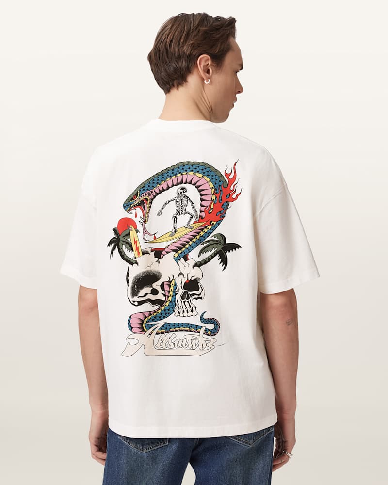 Snakepit Oversized Short Sleeve Graphic T-Shirt  
