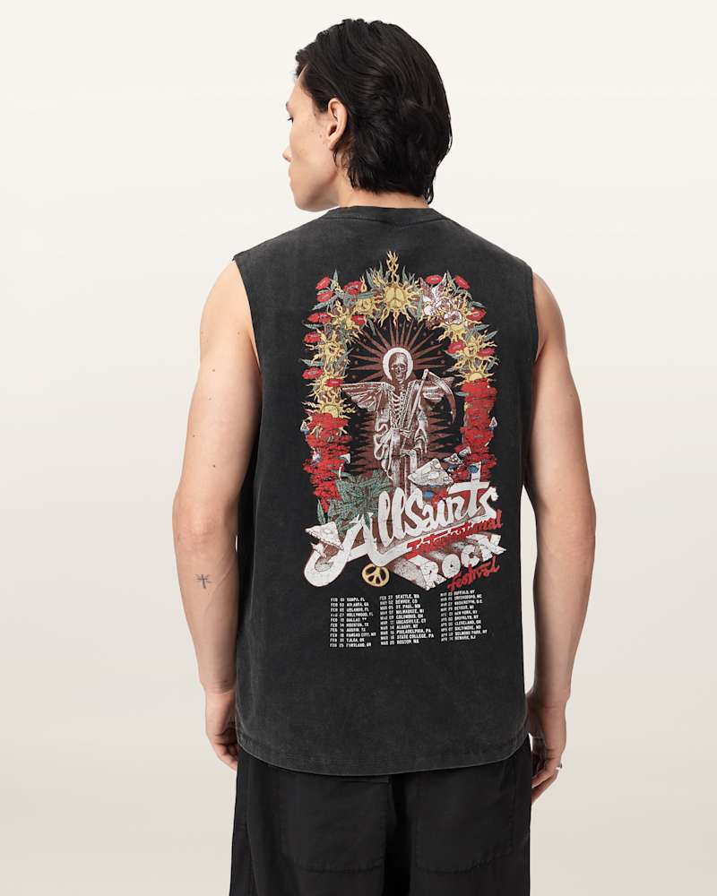 Roque Oversized Sleeveless T-Shirt