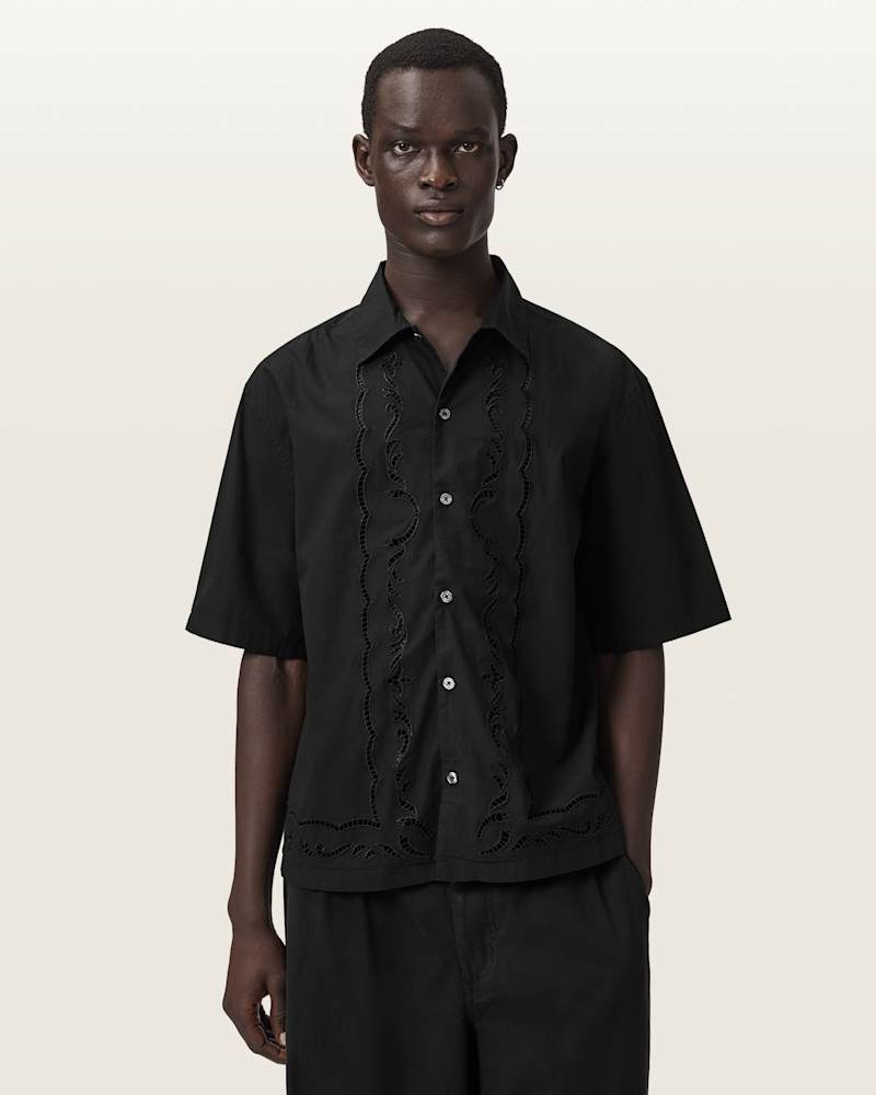 Field Oversized Short Sleeve Cotton Shirt