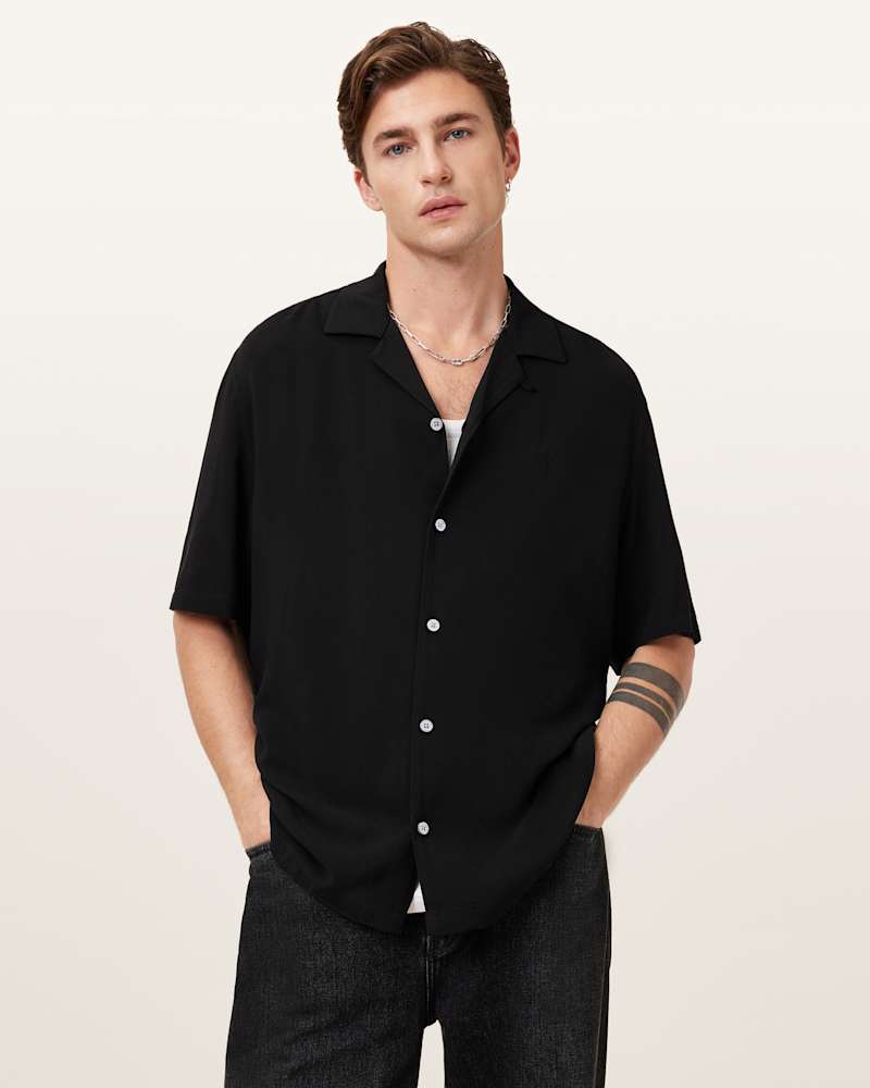 Venice Revere Collar Ramskull Shirt