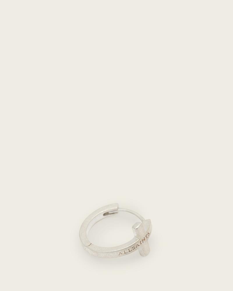 Gabe Cross Huggie Earrings 