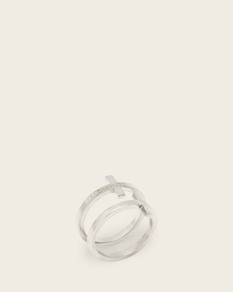 Gabe Sterling Silver Cross Rings