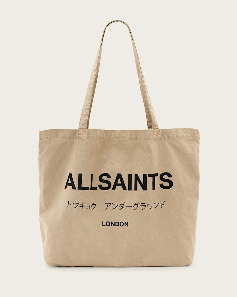 Underground Acid Wash Logo Tote Bag