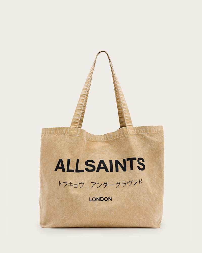 Underground Acid Wash Logo Tote Bag
