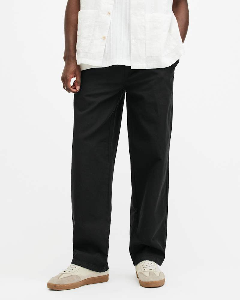 Hanbury Linen Blend Relaxed Fit Trousers