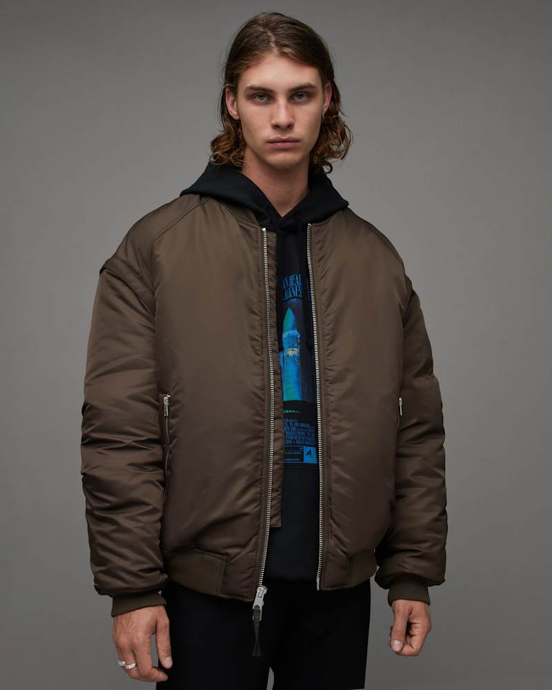 Akio 2-In-1 Recycled Quilt Bomber Jacket