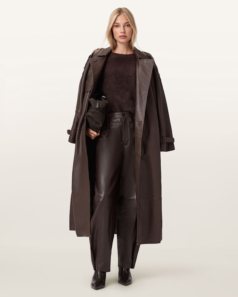 Reed Leather Trench