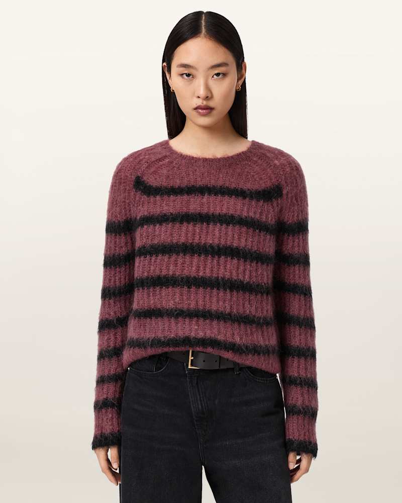 Riga Striped Crew Neck Jumper