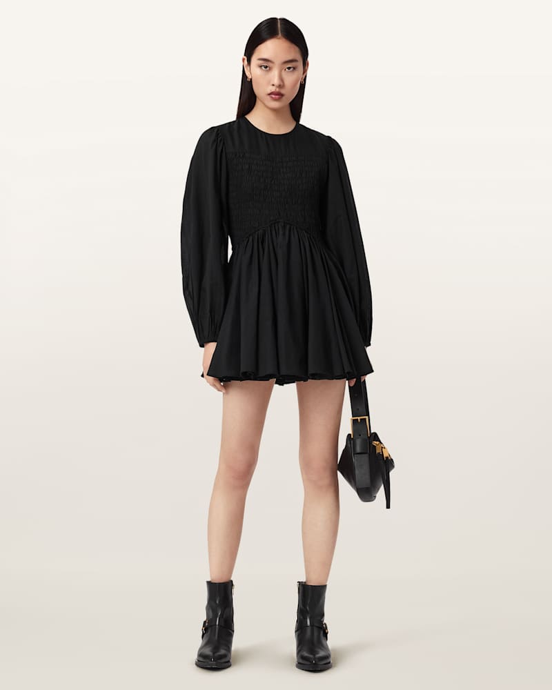 Chia Smocked Mini Dress