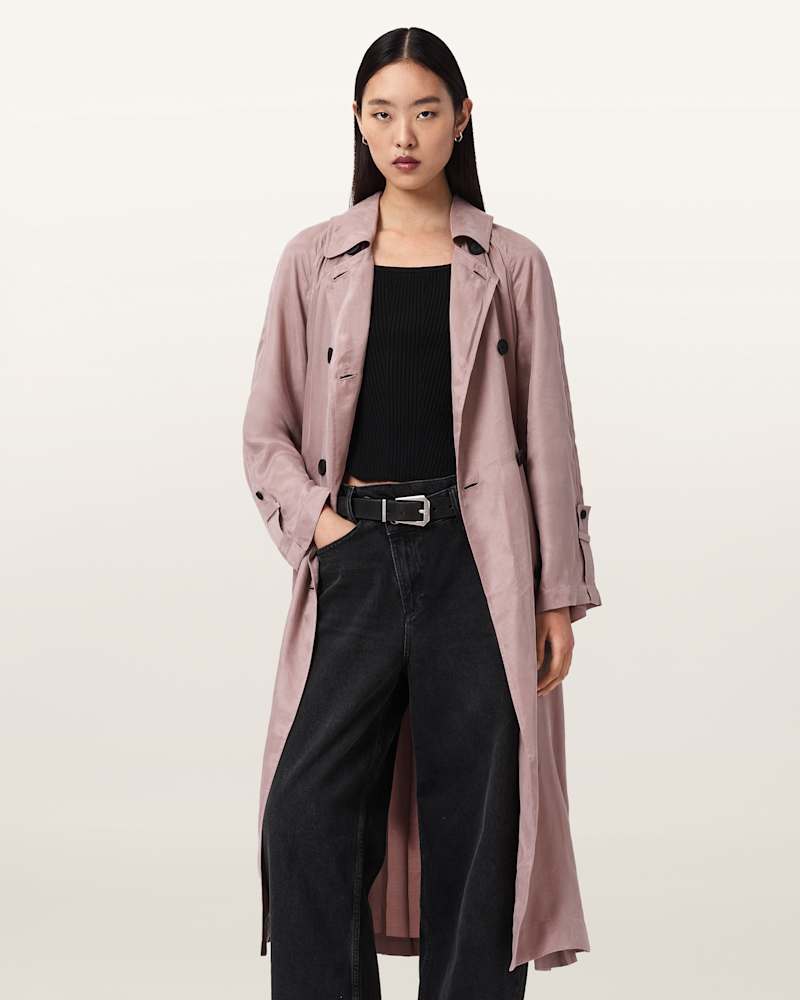Lizie Double Breasted Trench Coat