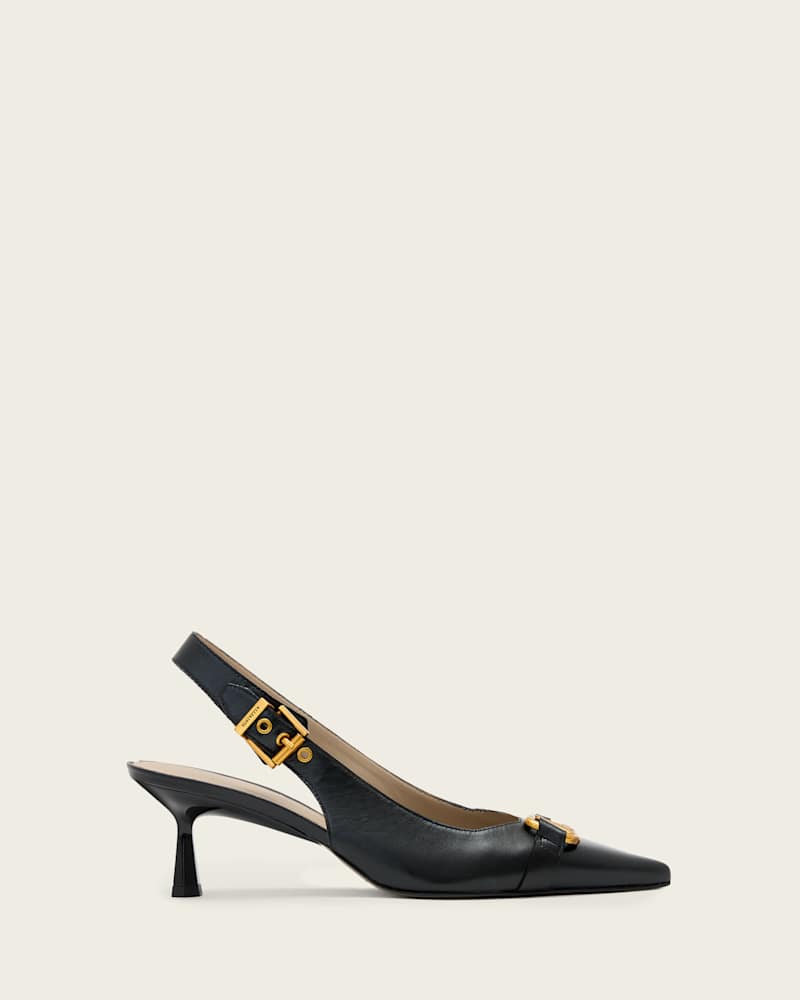 Hera Leather Slingback Shoes