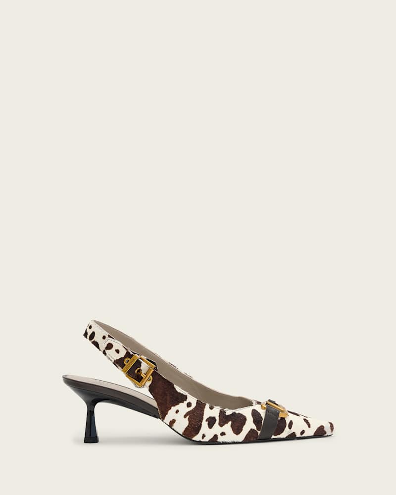 Hera Cowhide Slingback Shoes