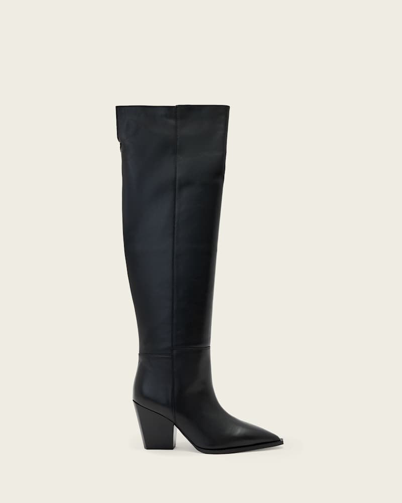 Reina Leather Zip Boots