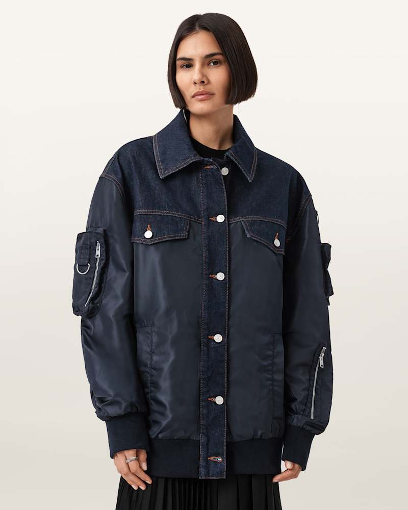 Verity Relaxed Fit Bomber Jacket